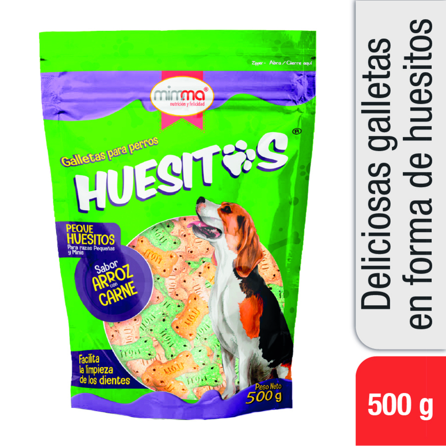Imagen de Snack para perros mimma peq carne perr 500 g