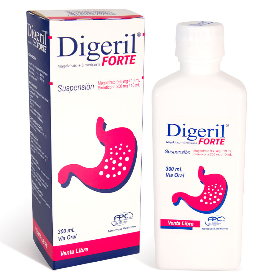 Imagen de  DIGERIL Forte 960/250mg Suspensión 300ml