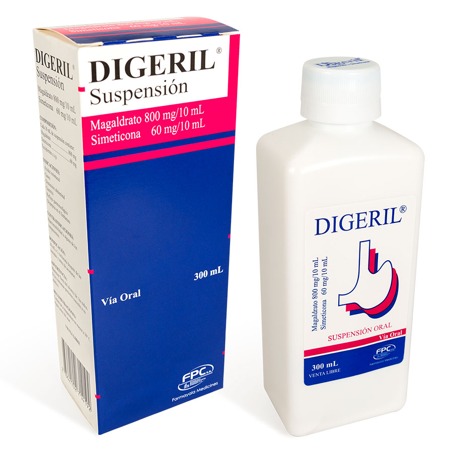 Imagen de  DIGERIL 800/60 mg Suspensión 300ml