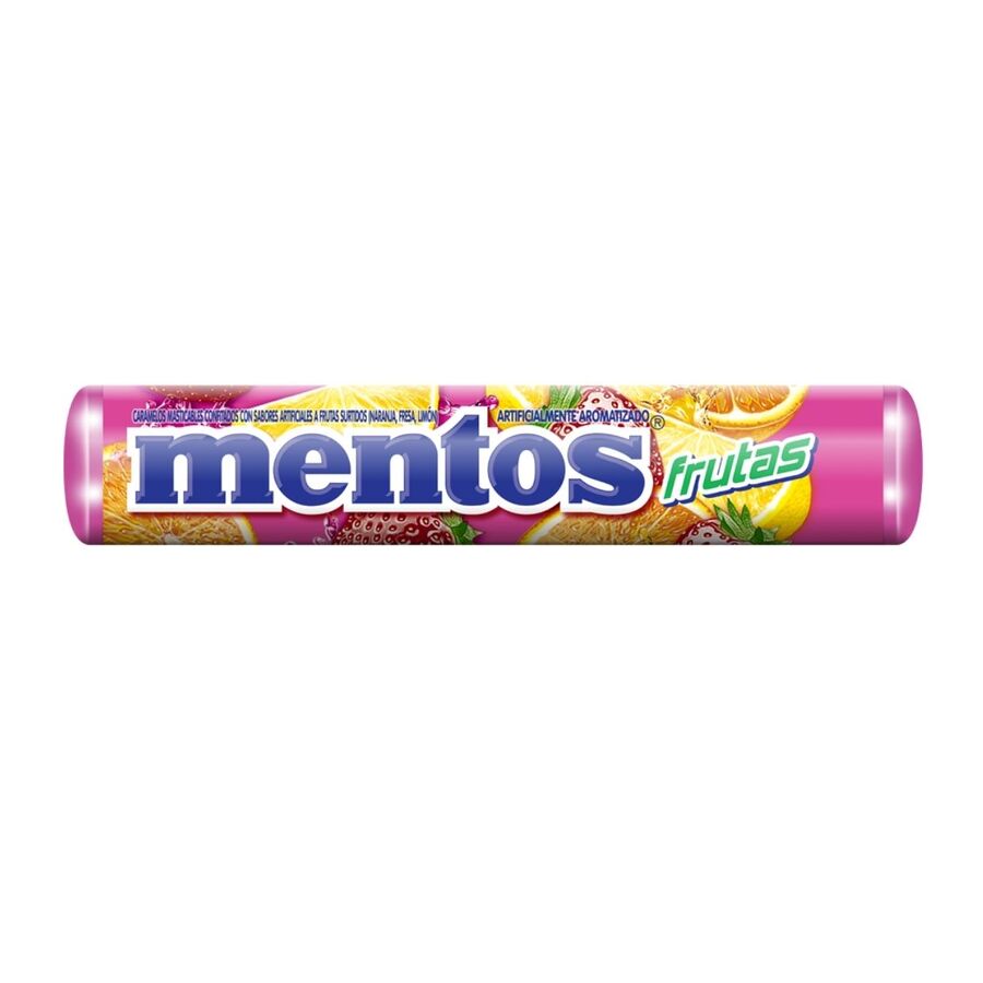 Imagen de Caramelo mentos frutas 14un