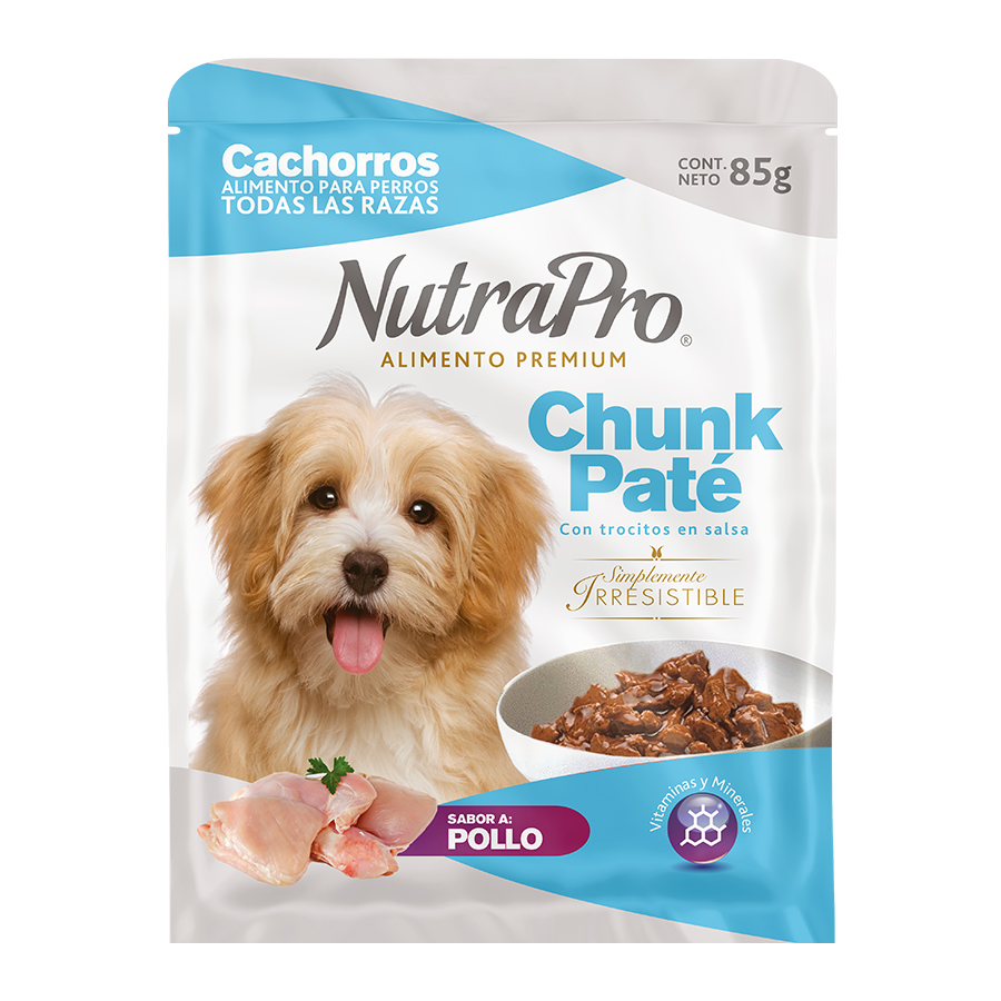 Imagen de Alimento para perros nutrapro pate pollo 85gr