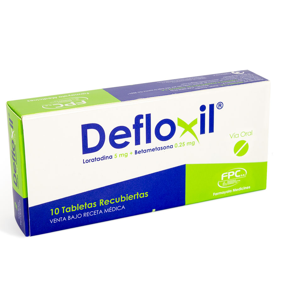 Imagen para  DEFLOXIL 5/0.25mg FARMAYALA x 10 Tabletas recubiertas                                                                           de Pharmacys