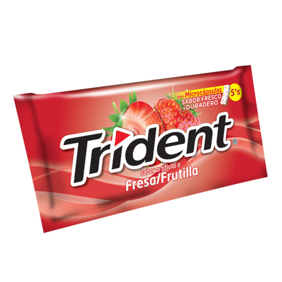 Imagen de  Chicle TRIDENT Fresa 107412 x18