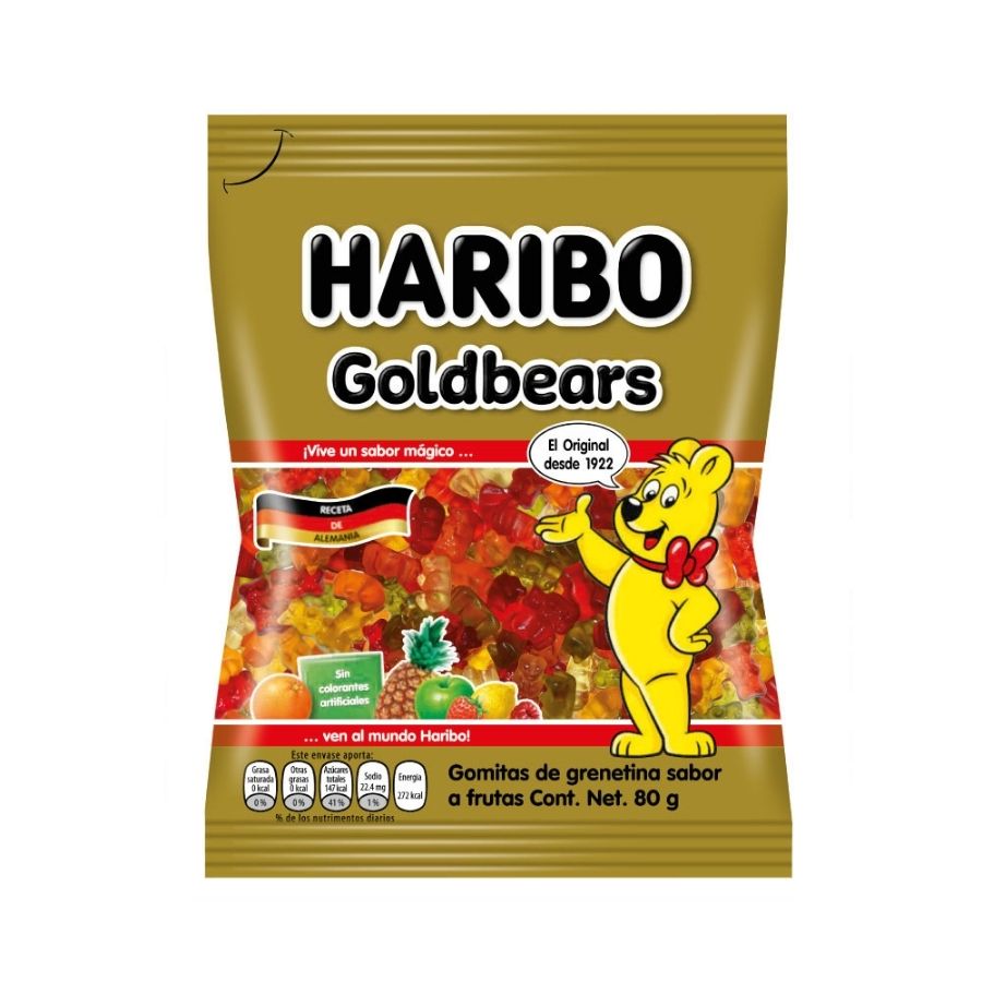 Imagen de Gomitas haribo osito oro gomitas