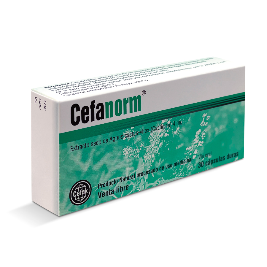 Imagen de  Alivio Menstrual CEFANORM 4 mg Cápsulas x 30