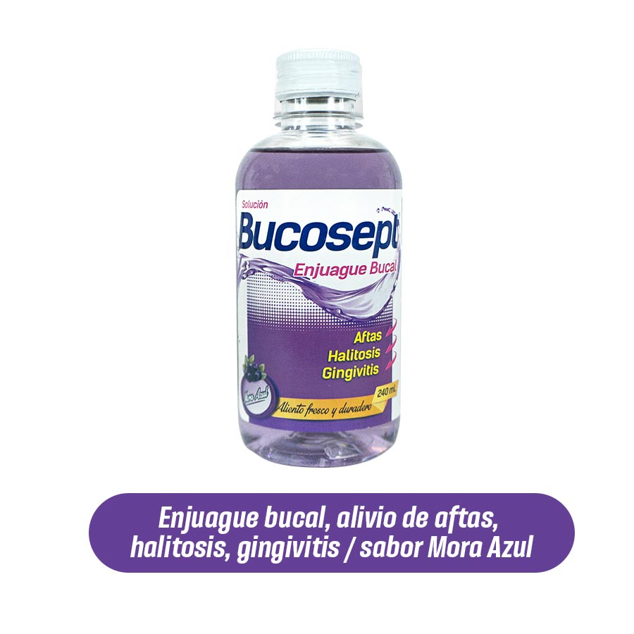 Imagen de Bucosept mora azul solx240ml