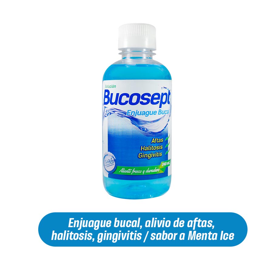 Imagen de  BUCOSEPT BUCOSEPT MENTA-ICE SOLx240ML