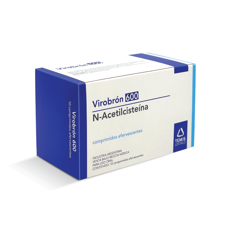 Imagen de Virobron 600 Mg Comprimido Efervescente 10