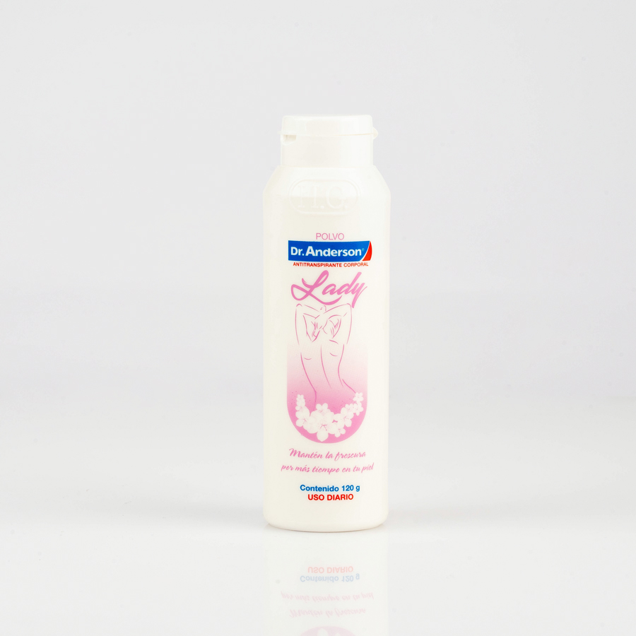 Imagen de Antitranspirante dr anderson lady en polvo 120 gr