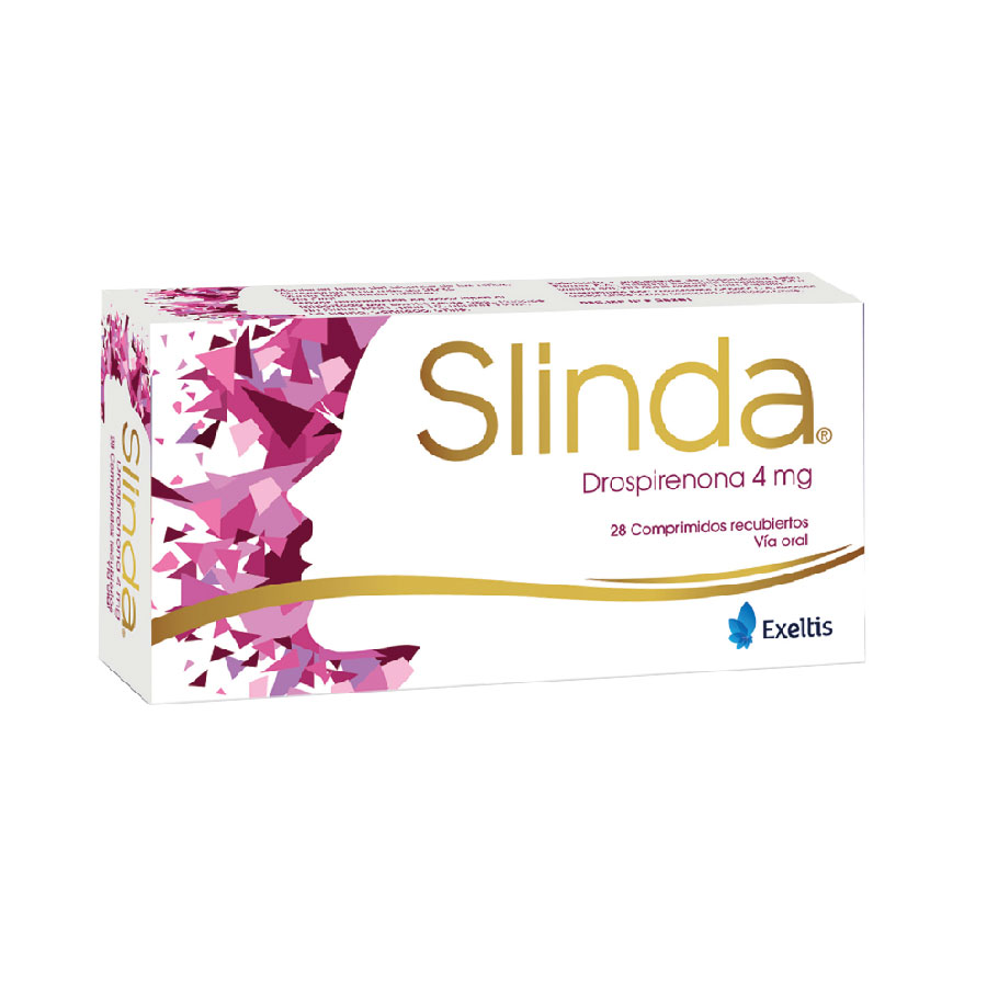 Imagen de Slinda 4mg exeltisfarma comprimido recubierto