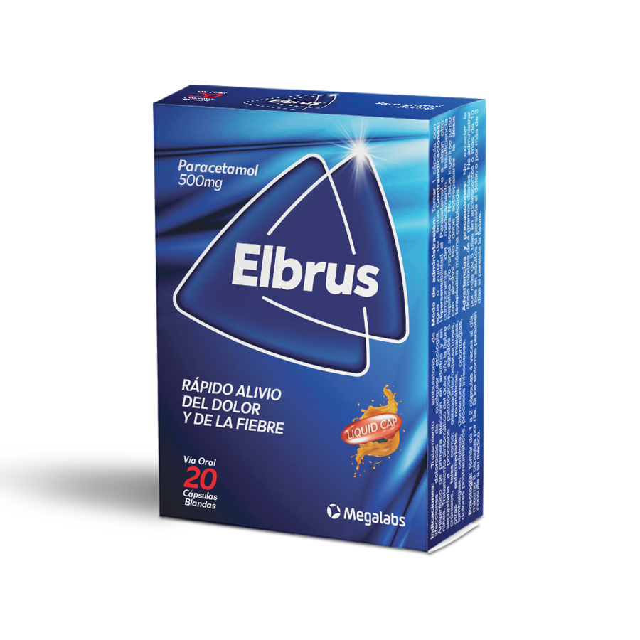 Imagen de  Capsula blanda ELBRUS 500 mg x 20