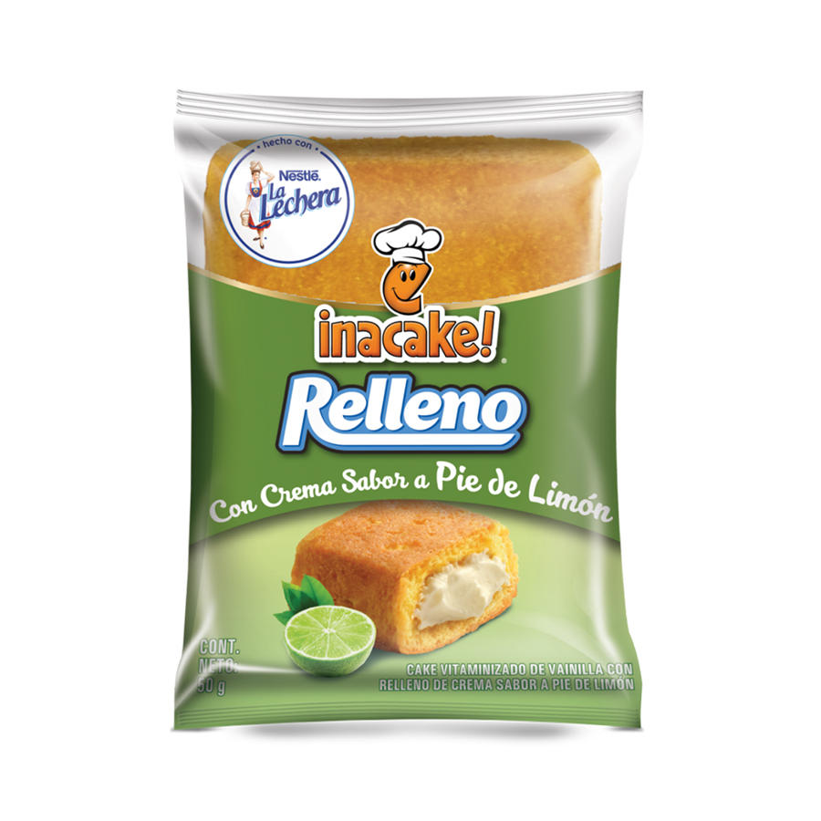 Imagen de Cake inacake relleno pie/limon 50 g