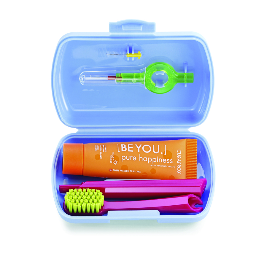 Imagen de Curaprox travel set celest-pas