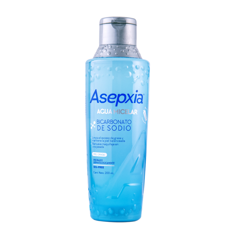 Imagen de Agua mineral asepxia bicarbonato de sodio solución 200 ml