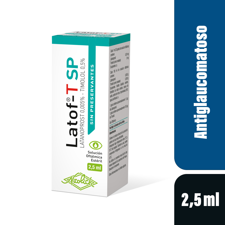 Imagen de Latof 0.005/0.5% ecuaquimica - saval solución oftálmica
