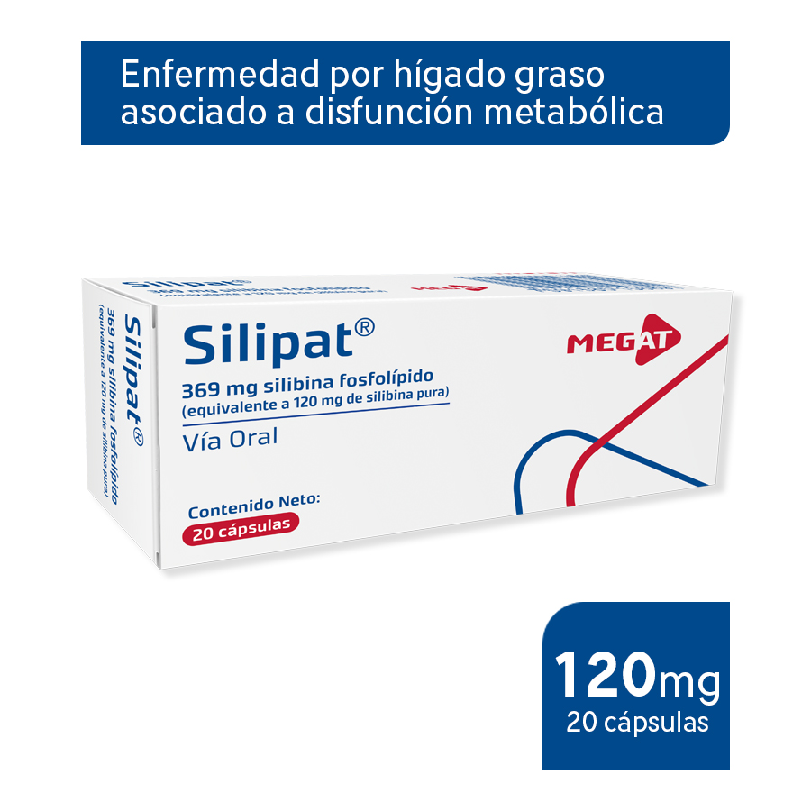 Imagen para  SILIPAT 120mg x 20                                                                                                              de Pharmacys