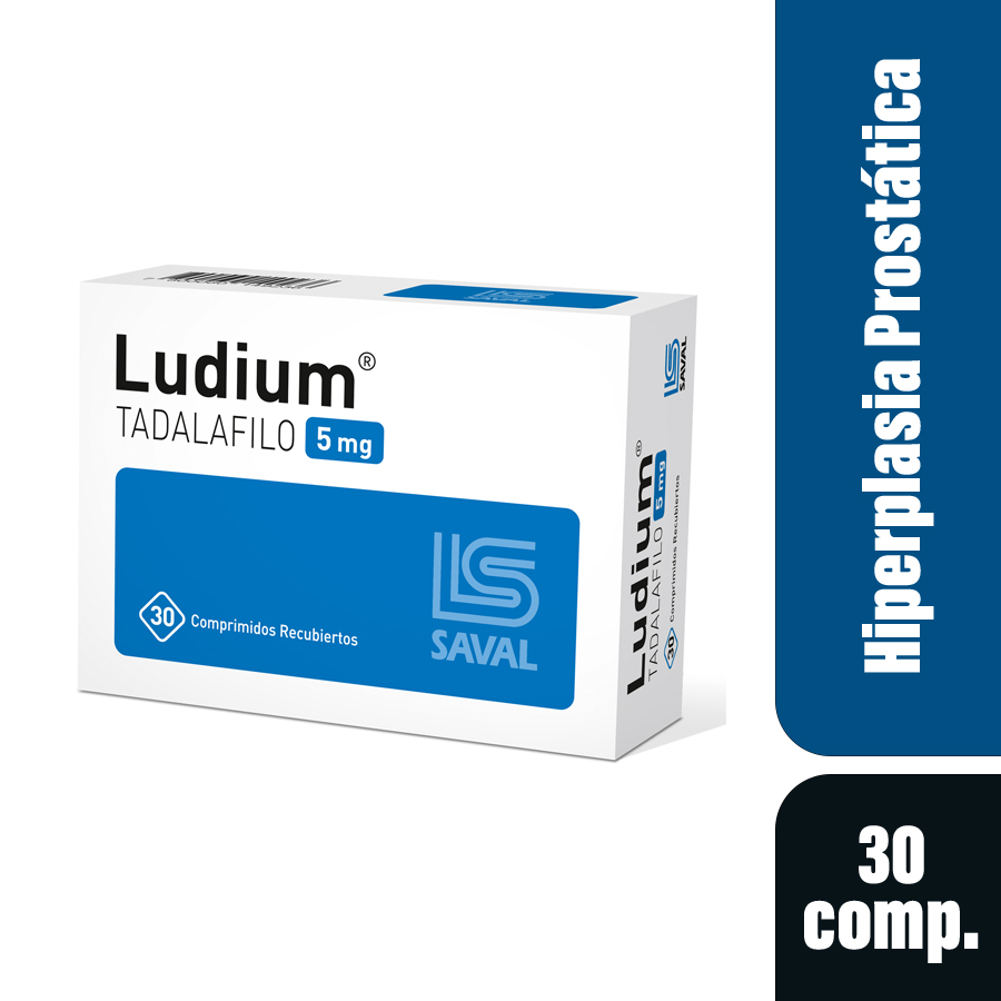 Imagen para  LUDIUM 5 mg ECUAQUIMICA x 30 Comprimido Recubierto                                                                              de Pharmacys