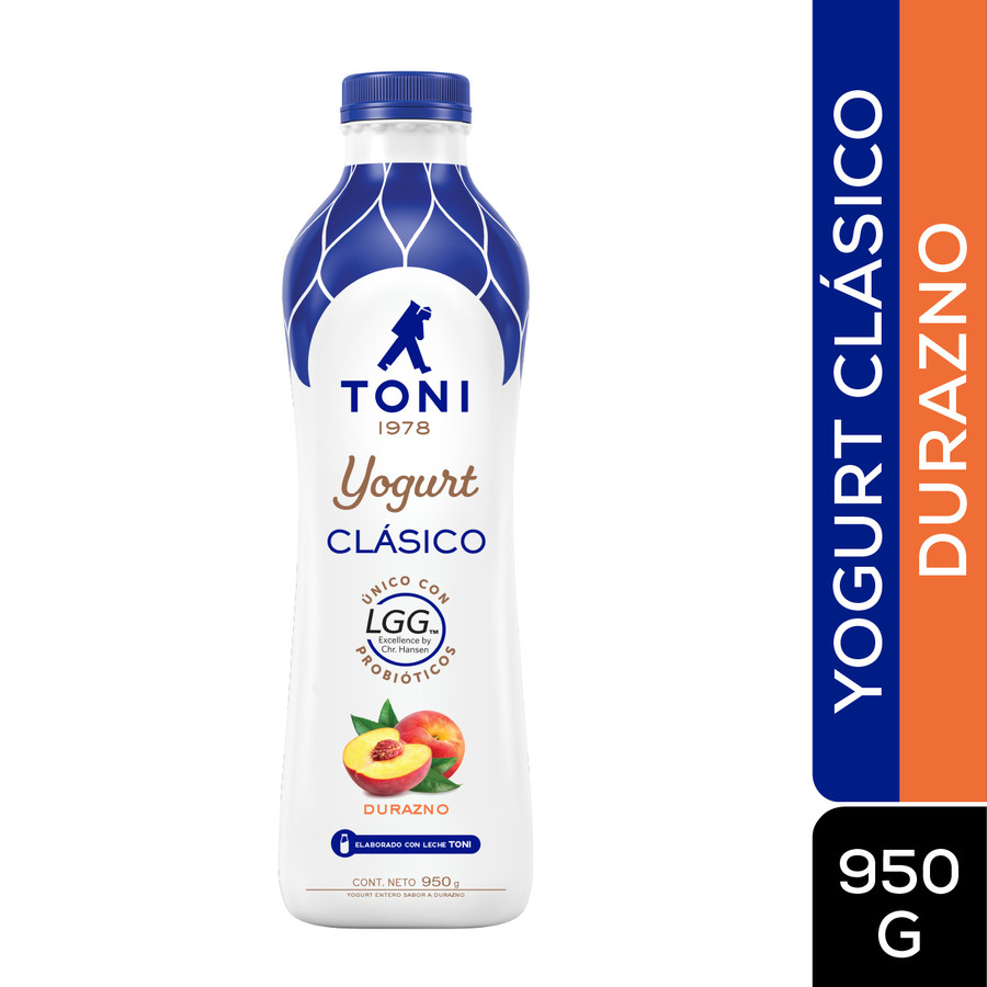 Imagen de  Yogurt TONI Clásico Durazno 108657 950 g