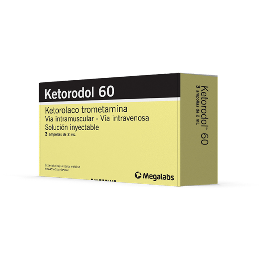 Imagen para  KETORODOL 60 mg MEGALABS x 3                                                                                                    de Pharmacys