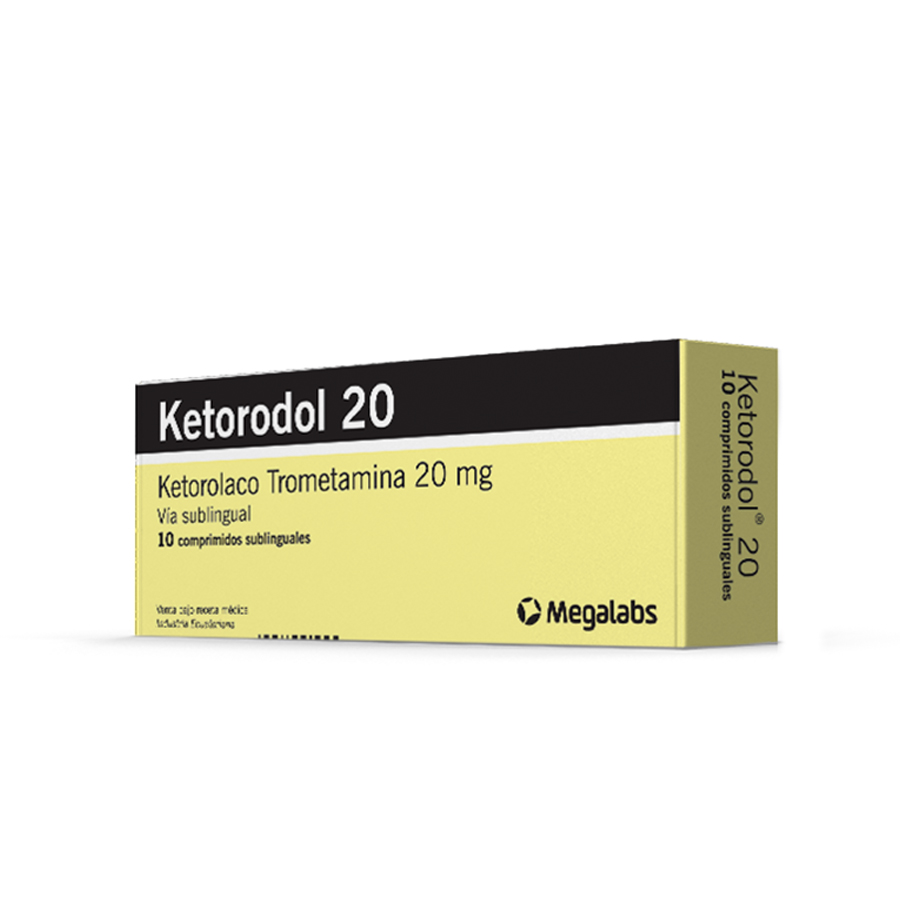 Imagen para  KETORODOL 20 mg MEGALABS x 10                                                                                                   de Pharmacys