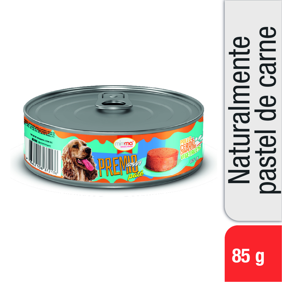 Imagen de Alimento para perro premio doggy pate poll/cer lat 85 g