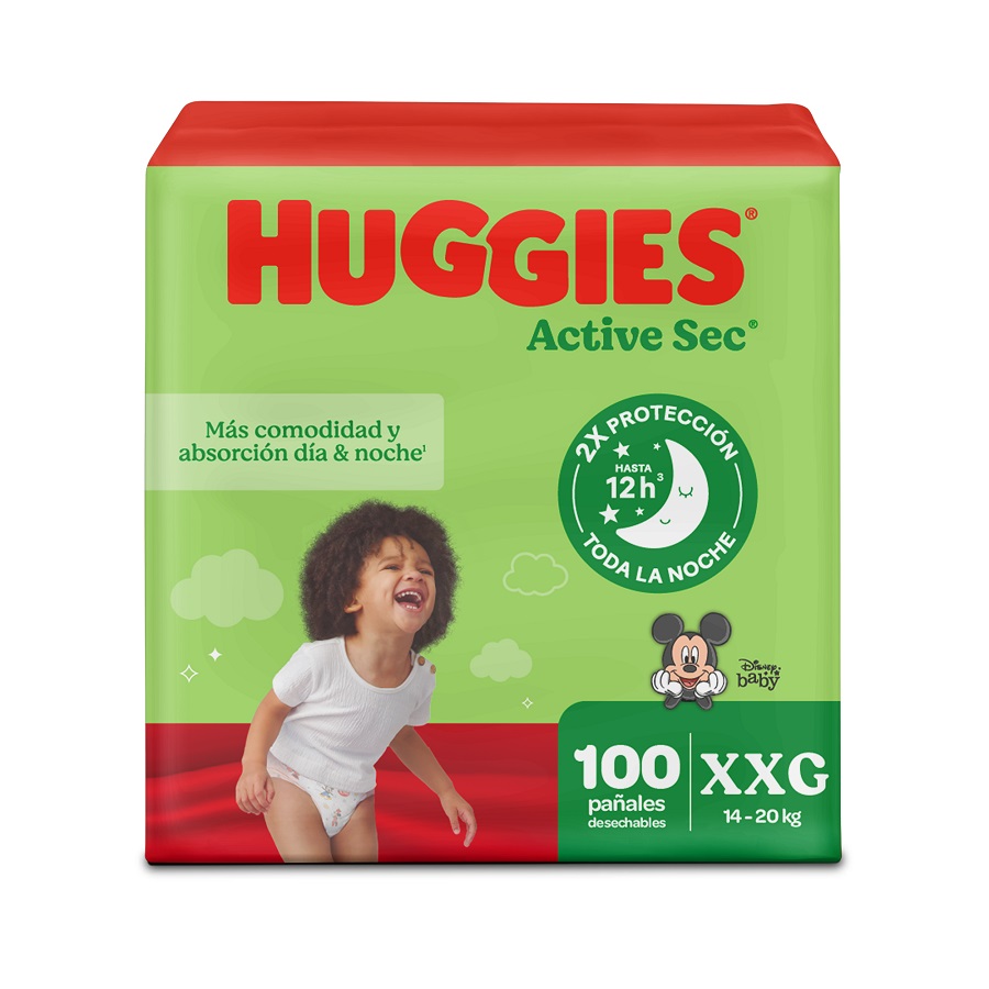 Imagen de  HUGGIES PAÑAL HUGG ACTSEC XTRA FL XXG/5x100 108784