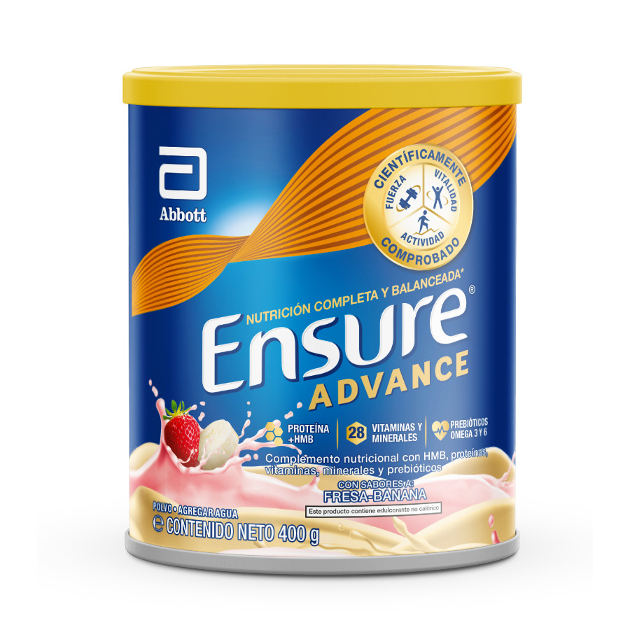 Imagen de Ensure advance fresa bananax400gr