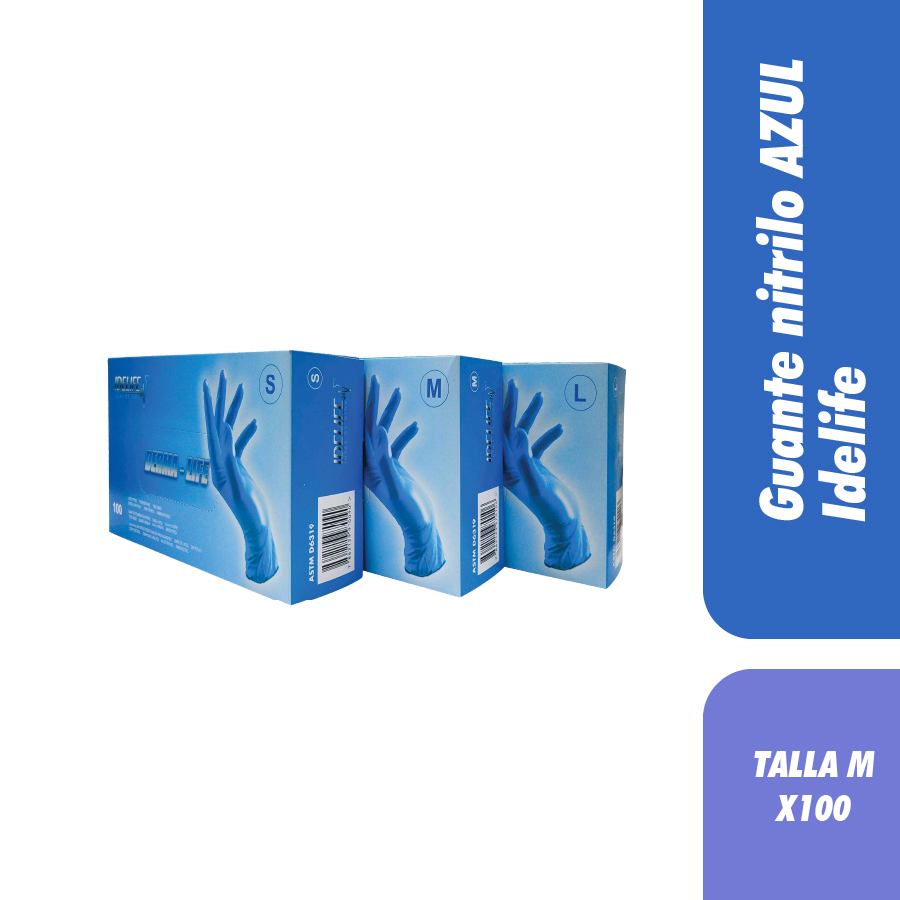Imagen para  LEUKOPLAST Nitrilo Azul Medium 108933 x 100                                                                                     de Pharmacys