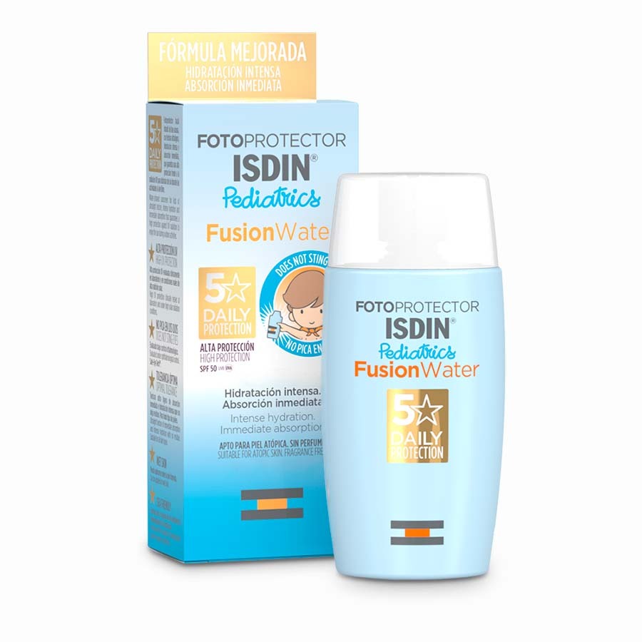 Imagen de  Bloqueador ISDIN Fot Fusion Water S50 Ped 108967 FPS 50 50 ml