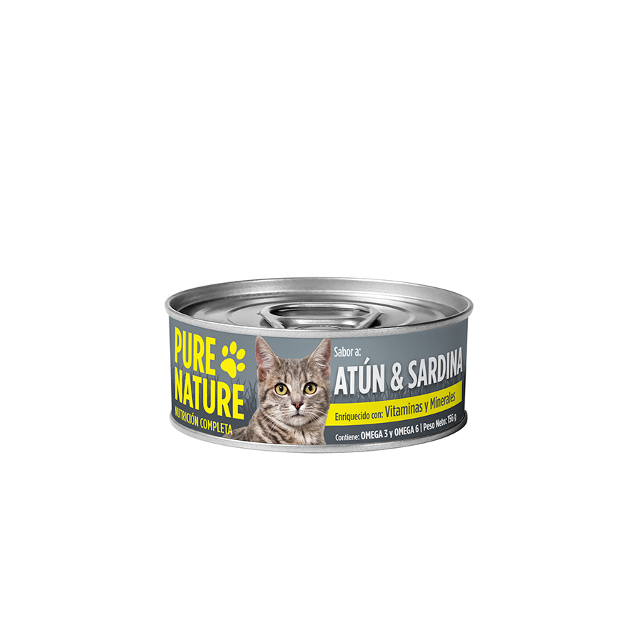 Imagen de Alimento para gato nature atun-sardina 156 g