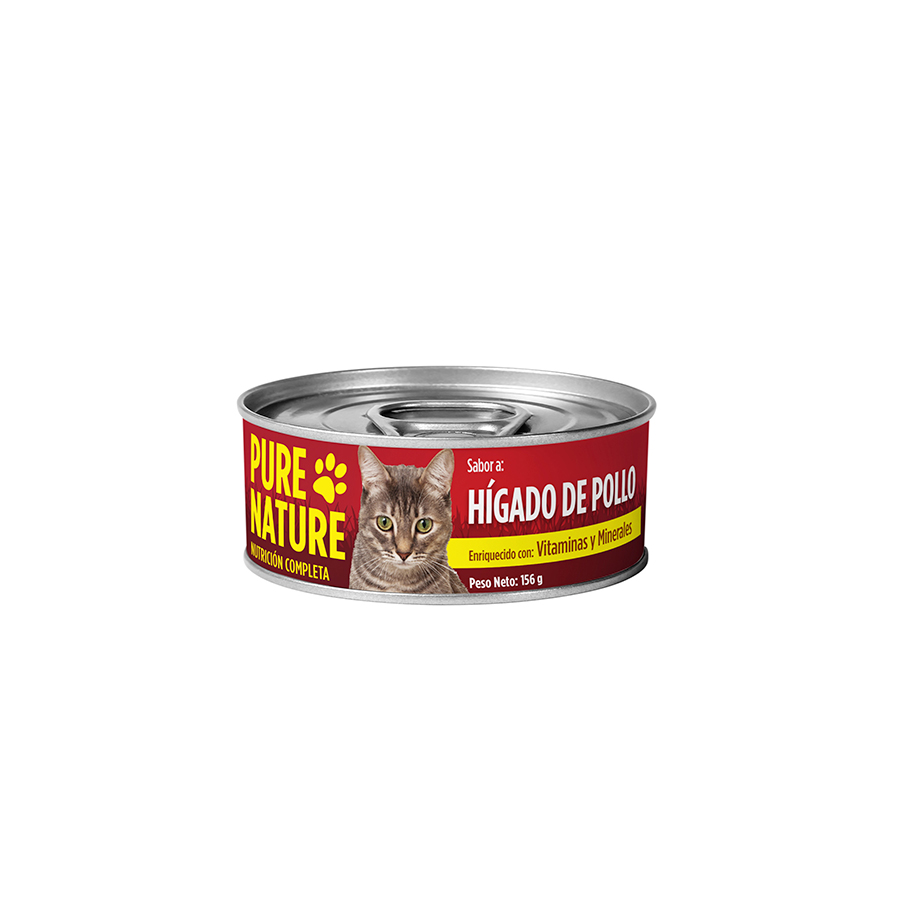 Imagen de Alimento para gato nature higad/pollo 156 g