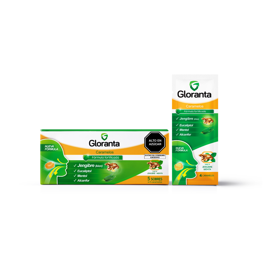 Imagen de Caramelo gloranta  jengibre - menta