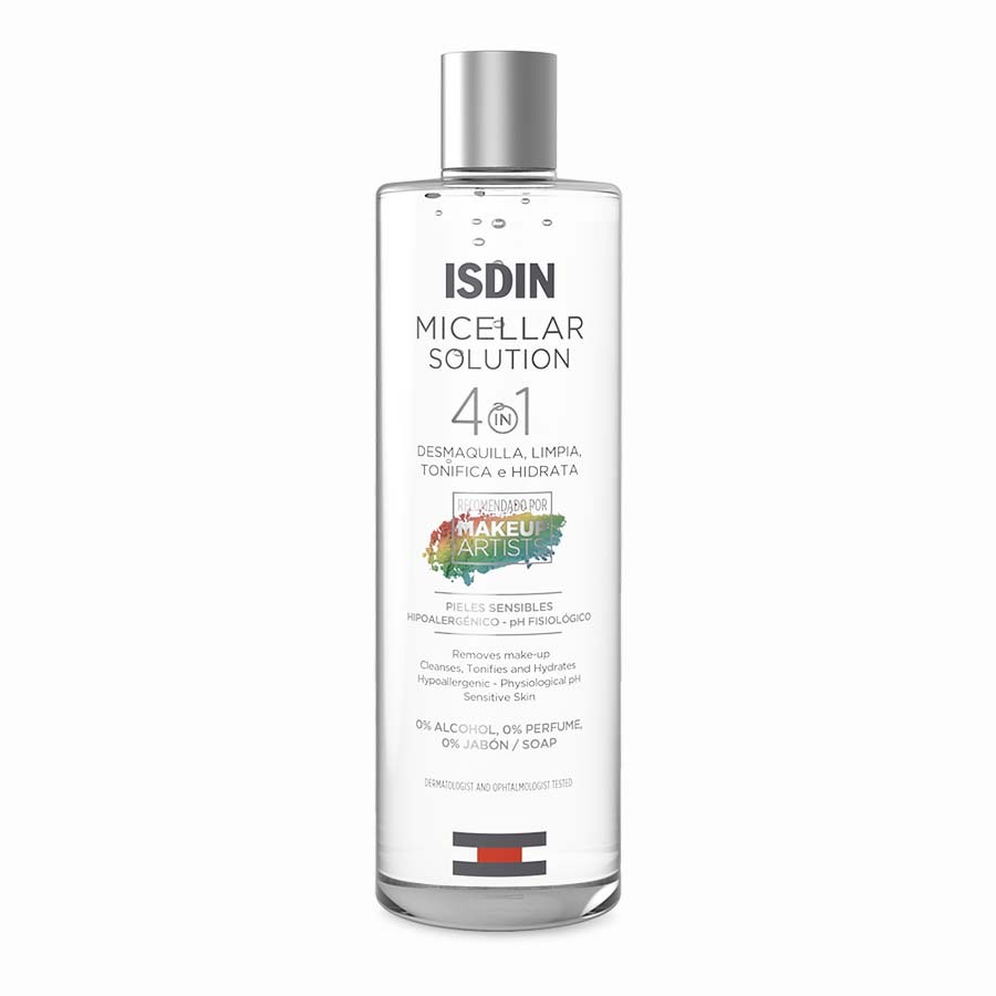 Imagen de  Desmaquillante ISDIN Micellar 4-1 Solution 109321 400 ml