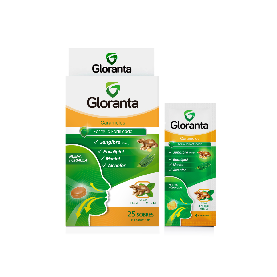 Imagen de Caramelo gloranta 250g caja 25x4