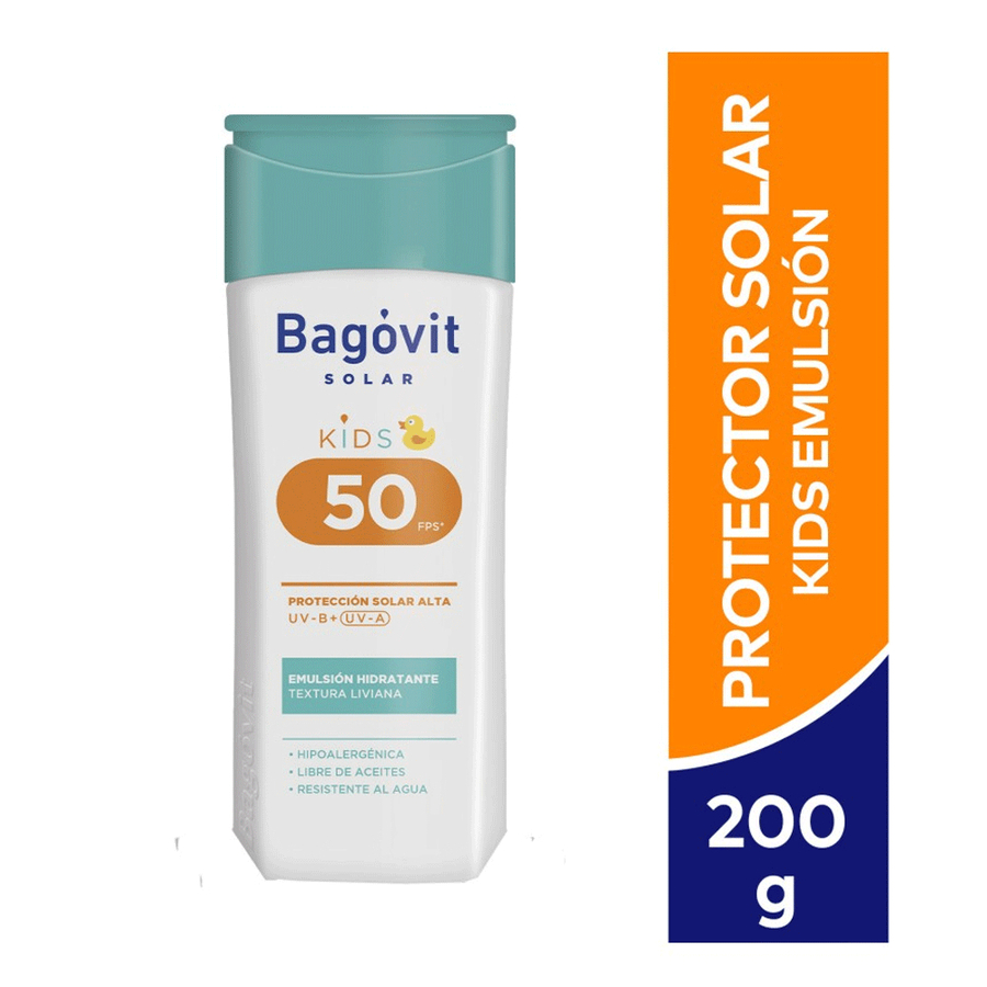Imagen de Bagovit solar f-ca kids fps50x200ml