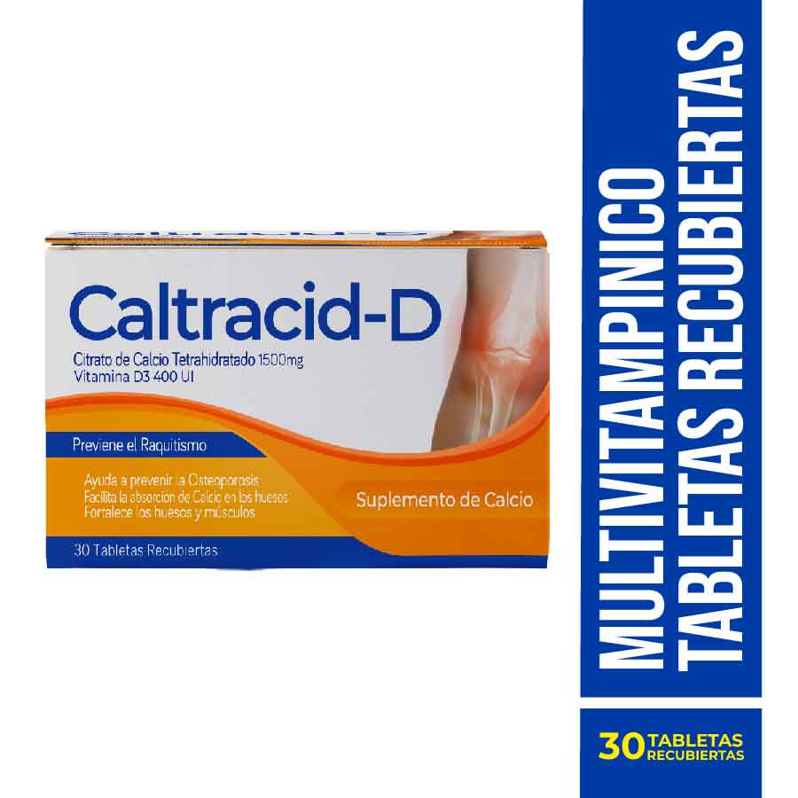 Imagen de  CALTRACID CALTRACID-D TABx1500MG/400UIx30 x 30