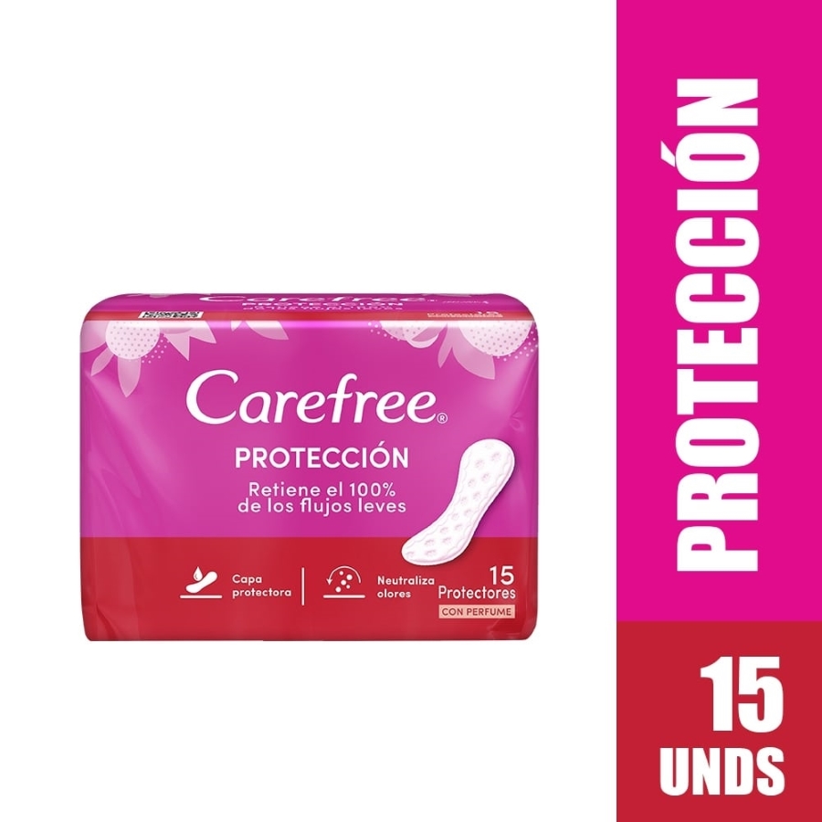 Imagen de Protectores diarios carefree 15 u