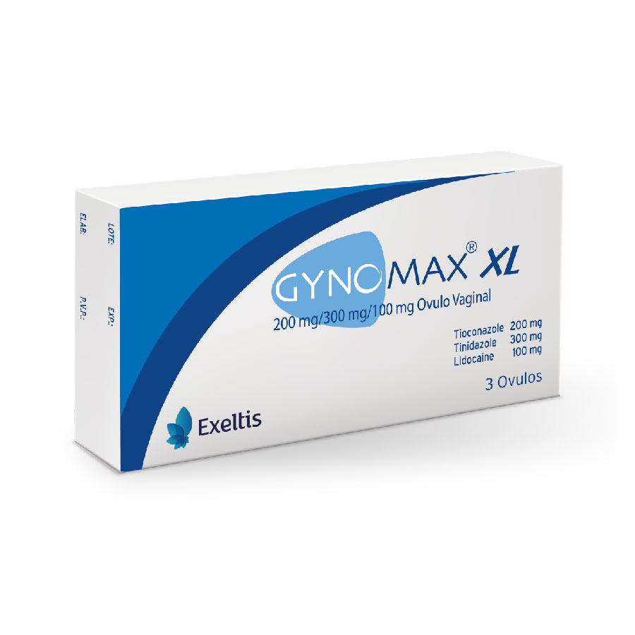 Imagen para  GYNOMAX XL 200/300/100MG EXELTISFARMA x 3                                                                                       de Pharmacys
