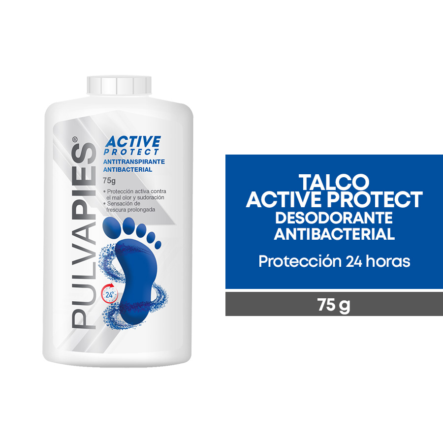 Imagen de  PULVAPIES TALCO PULVAPIES ACTIVE PROTECTx75GR 109674