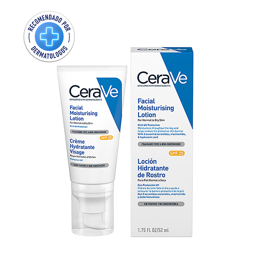 Imagen de Loción facial cerave hidratante am 52 ml