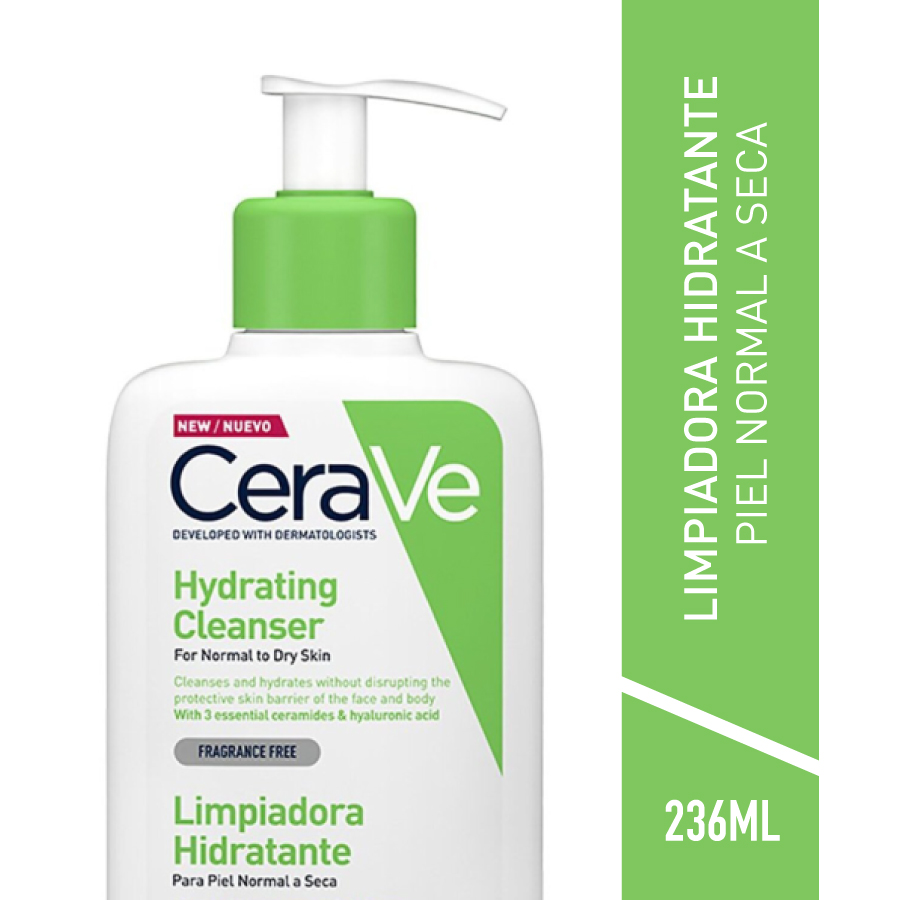 CeraVe Limpiador Facial Piel Normal A Seca 236 ML