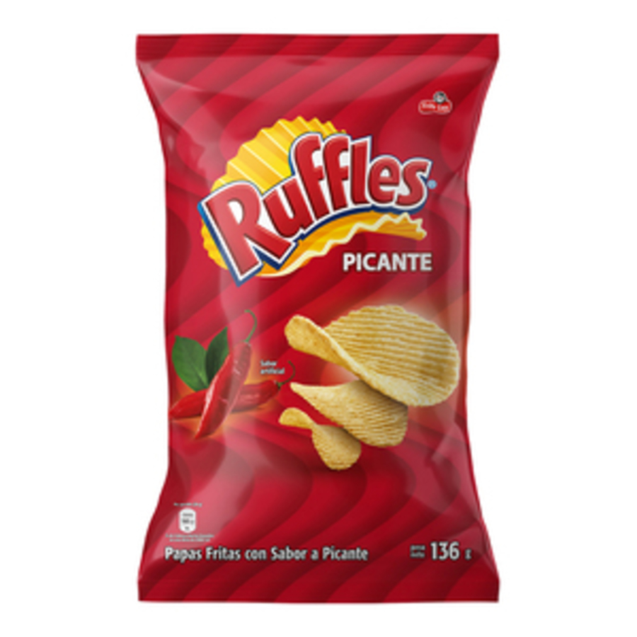 Imagen de  RUFFLES PAPAS RUFFLES PICANTE FDAx136G 109813