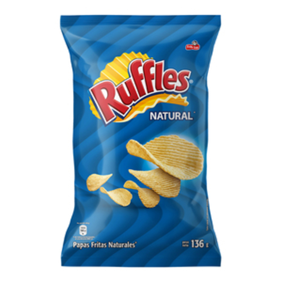 Imagen de  RUFFLES PAPAS RUFFLES NATURAL FDAx136G 109814