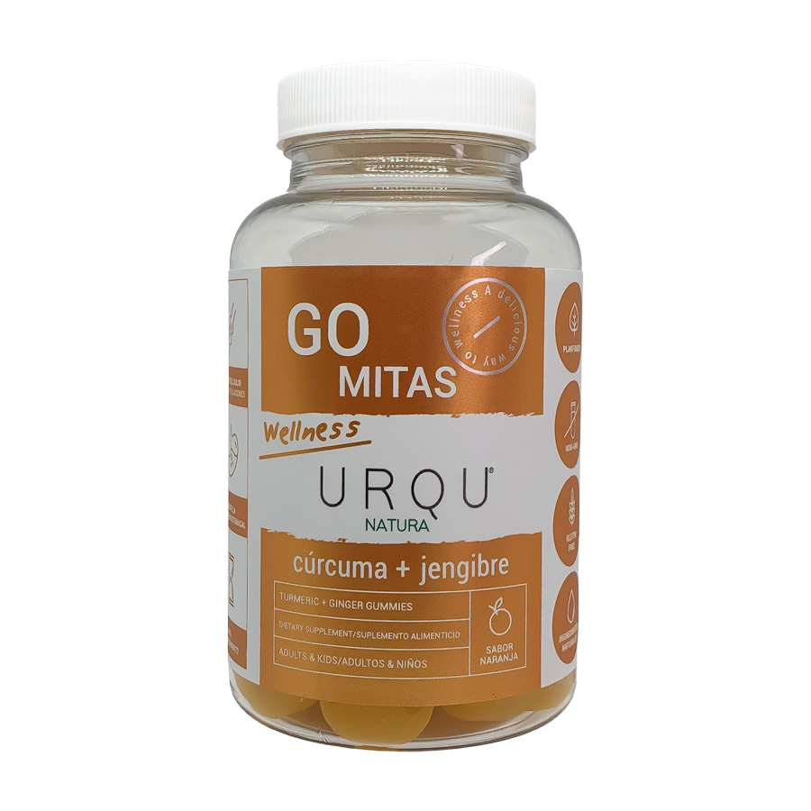 Imagen de Urqu Natura Curcuma Jengibre Gomitas 60