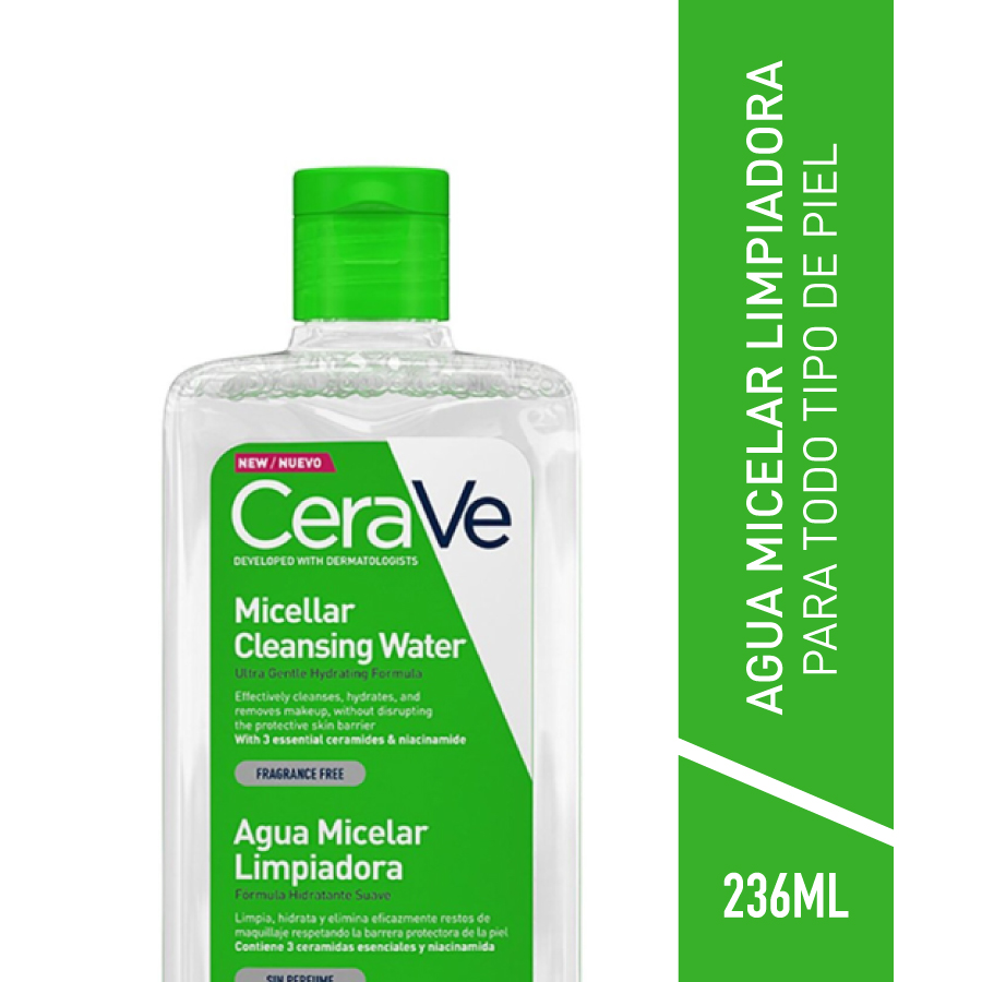 Imagen de Agua micelar cerave limpiadora 295 ml