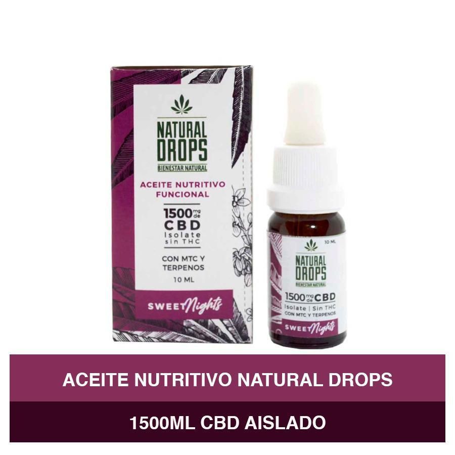 Imagen de Natural drops aceite nutritivo funcional sweet nights x 10 ml