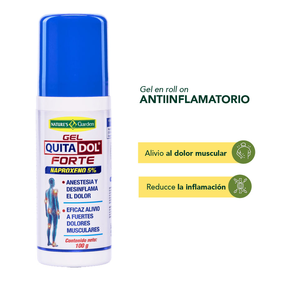 Imagen de  QUITADOL QUITADOL FORTE GEL ROLLONx100GR