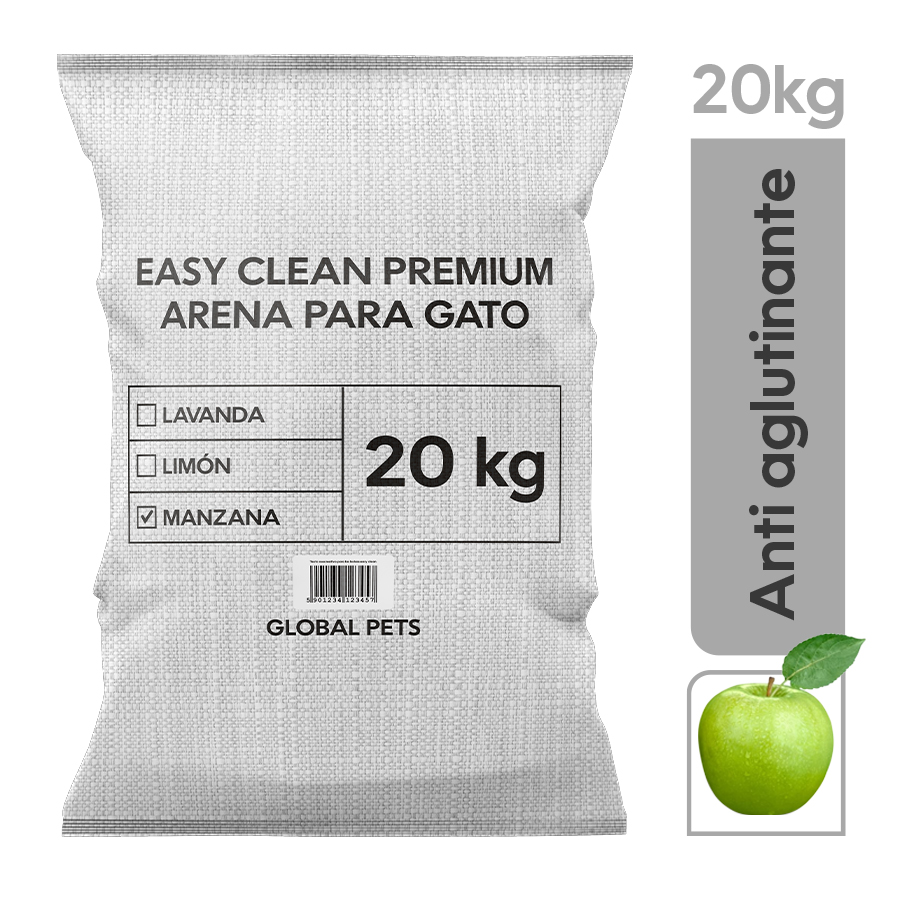 Imagen de Arena para gato global pets premium manz 20 kg