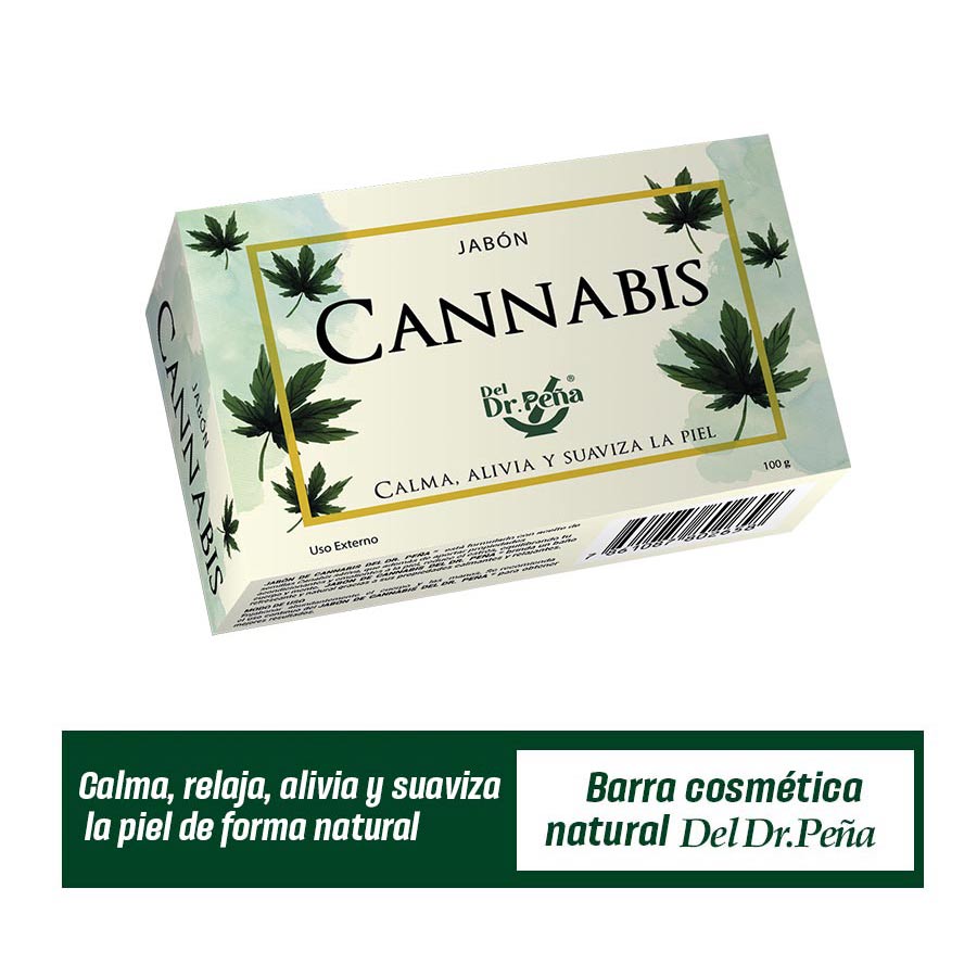 Imagen de  DR PEÑA JABON CANNABIS BARRA DR PEÑAx100GR 110367