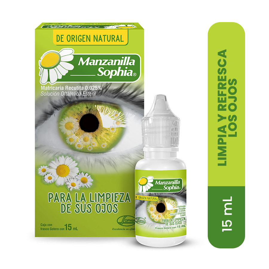 Imagen de Sophia solución topica oftálmica manzanilla 15 ml